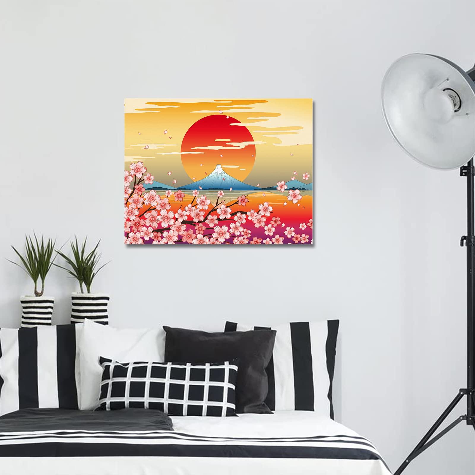 Amazon.com: Paint by Numbers Kits Japanese Fuji Mountain